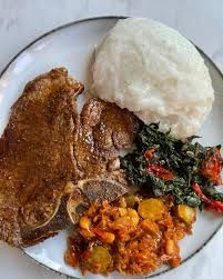 T-bone steak Sadza