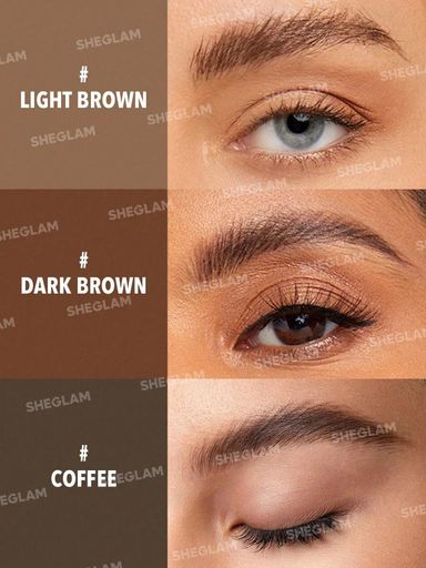 SHEGLAM Dual-Ended Fine Eyebrow Pencil - Dark Brown