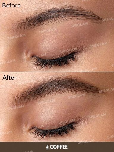 SHEGLAM Dual-Ended Fine Eyebrow Pencil - Coffee