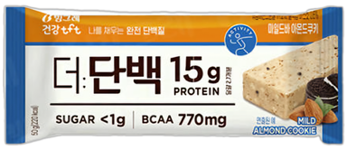 BINGGRAE PROTEIN MILD BAR ALMOND COOKIE 50G