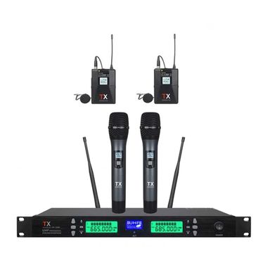 TX Dual Handheld Wireless Microphone System – UR-100M