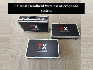 TX Dual Handheld Wireless Microphone System – UR-100M