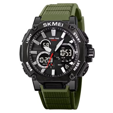 Skmei 2223 Jam Tangan Pria Dual Time Rubber