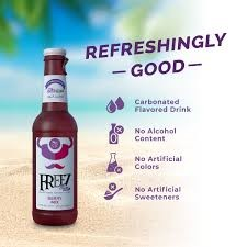 Freez Mix Carbonated Drink Glass Bottle Berry Mix Flavor