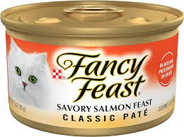 Purina Fancy Feast Gourmet Classic Cat Pate with Savory Salmon