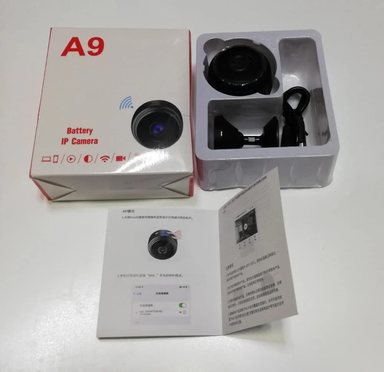 A9 Mini 1080p HD Camera with WiFi – Compact & High-Resolution Security Camera