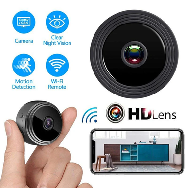 A9 Mini 1080p HD Camera with WiFi – Compact & High-Resolution Security Camera