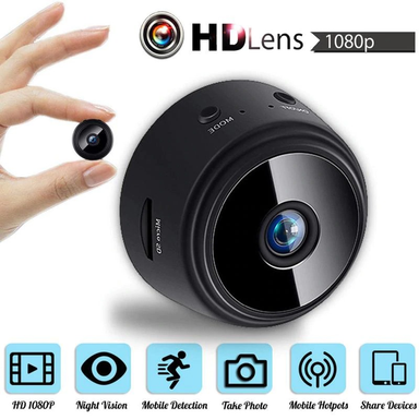 A9 Mini 1080p HD Camera with WiFi – Compact & High-Resolution Security Camera