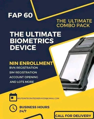 COMBO DEVICE FOR NIN ENROLLMENT FOR SALE!