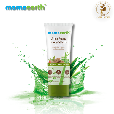 Mamaearth Aloe Vera Face Wash With Aloe Vera & Ashwagandha For A Youthful Glow