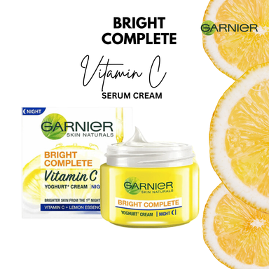 GARNIER SKIN NATURALS BRIGHT COMPLETE VITAMIN C YOGHURT NIGHT CREAM