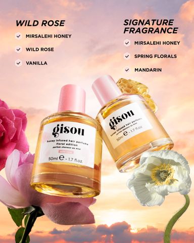 Gisou New Honey Infused Hair Perfume Floral Edition - Wild Rose