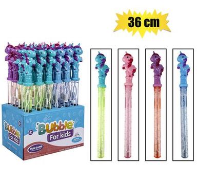 BUBBLE WAND UNICORN 36cm (1 PIECE)