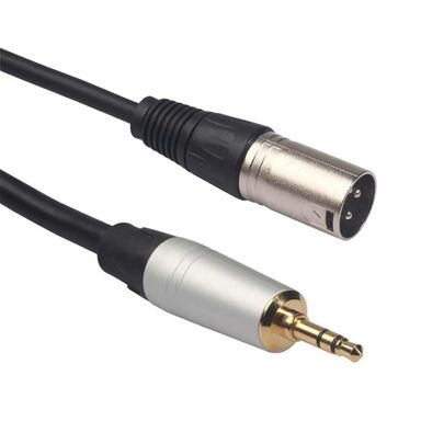 TRS 3.5mm to XLR 01 Meter Cable Female to Male for Converter