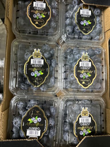 BERRY-BLUEBERRY JUMBO (AF) 125gm 1x12 per ctn