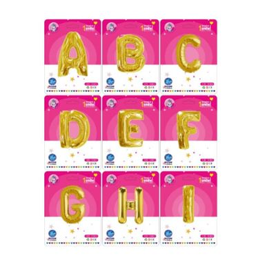 ALPHABET NUMBER FOIL BALLOON