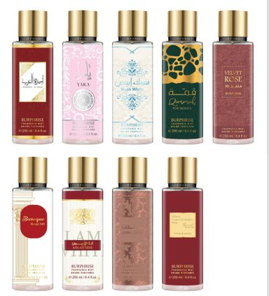 Arabic fragrances body mist 