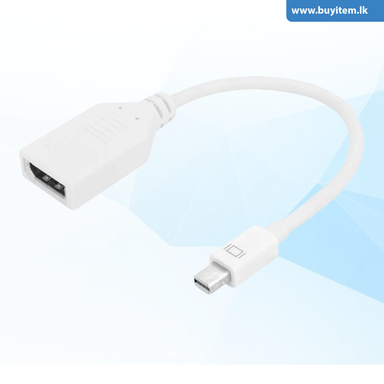 Mini DisplayPort to DisplayPort Converter 