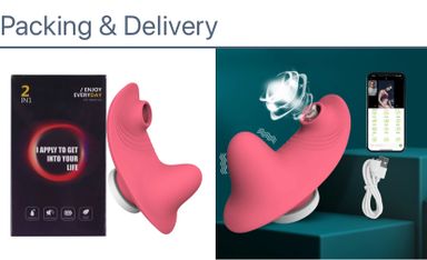 App Control Clitoris Sucker Vibrator with 1 year warrenty 