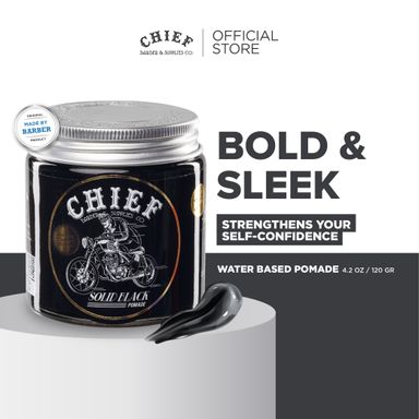 CHIEF Solid Black 4,2oz | 120gr - Pomade Water Based 