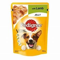 PEDIGREE ADULT POUCH- LAMB IN JELLY 100G