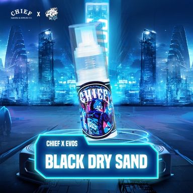 CHIEF X EVOS Black Hair Powder (15 gr) - Black Dry Sand