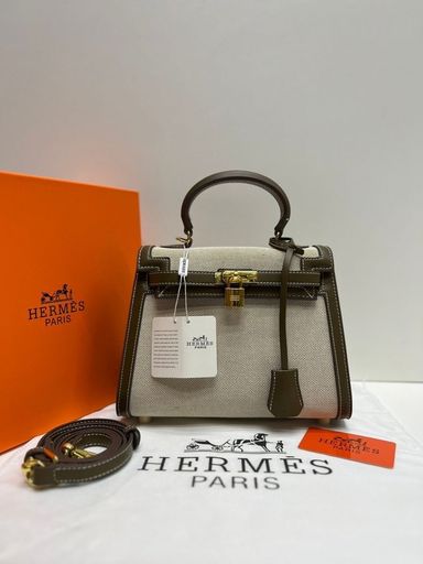 Sac Hermes Kelly en Cuir Ecologique - 32 cm