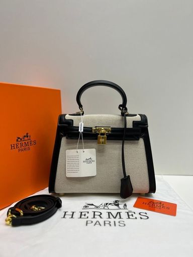 Sac Hermes Kelly en Cuir Ecologique - 32 cm