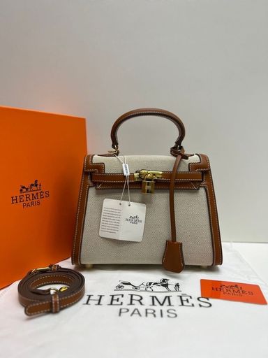 Sac Hermes Kelly en Cuir Ecologique - 32 cm