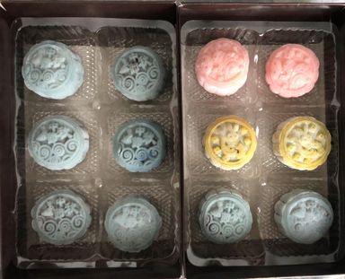 Mini Snow Skin mooncake 6 pieces (3 flavours)