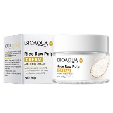 Bioaqua Creme Hidratante Facial de Polpa Crua de Arroz