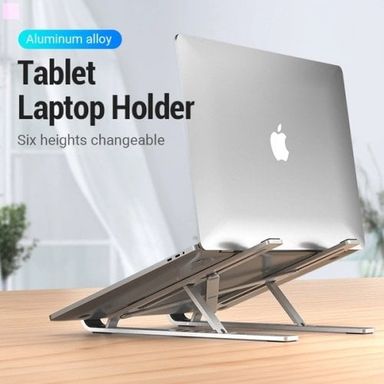 Aluminum Alloy Laptop Stand Hanging Adjustable Hand Holding Foldable Portable Heat Dissipation Height Booster