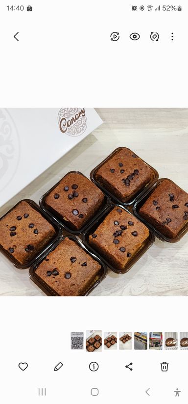 Banana Cake Box 6 pcs