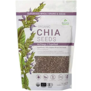 Organic Premium Black Chia Seeds (450g)