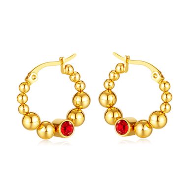 Ruby earrings 