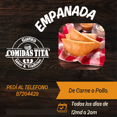 Empanada de Carne o Pollo