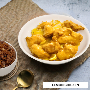 LEMON CHICKEN WITH BROWN RICE