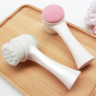 Silicone Face Cleansing Brush Double-Sided Facial Cleanser