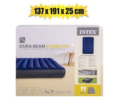 INTEX AIR-BED DURA BEAM DOUBLE 137x191x25cm