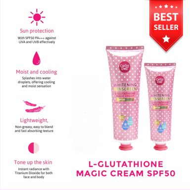 CATHY DOLL L-Glutathione Magic Cream Whitening Sunscreen SPF50 