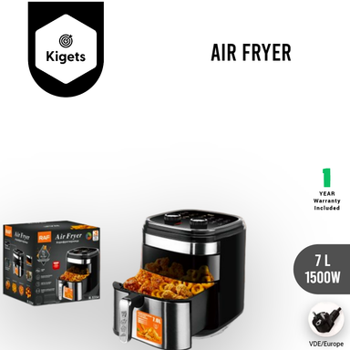 7L Manual Air Fryer With Visible Window 