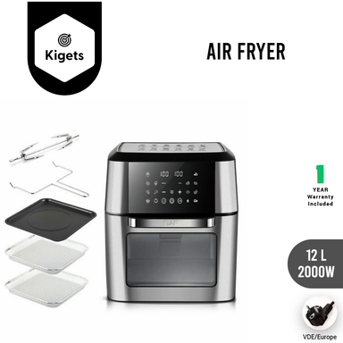 12L Digital Air Fryer With Rotisserie Function 2