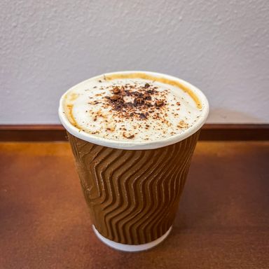 hot cappuccino