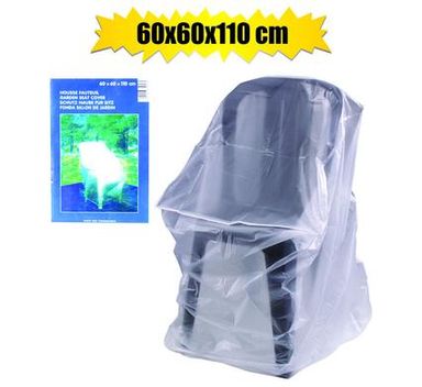 GARDEN-CHAIR-COVER PLASTIC 60 x 60x 110cm