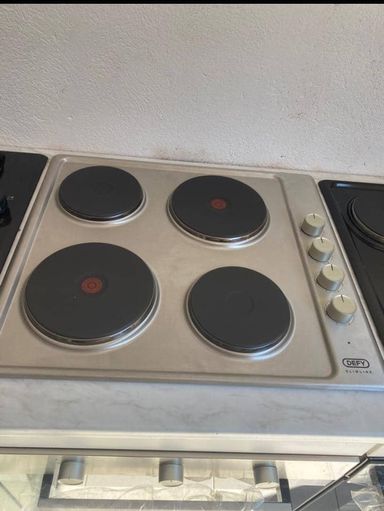 Defy 60cm 4plate solid stainless steel