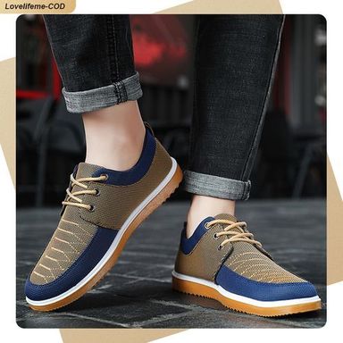 Fashion Chaussures décontractées pour hommes, chaussures de sport de grande taille 39-47 - Brun (Pointure disponible 39,40,41,46 et 47)