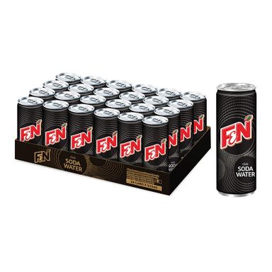 F&N CAN SODA WATER 24 x 325ML