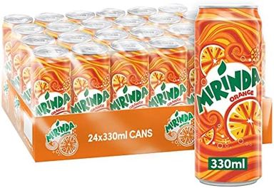 MIRINDA CAN ORANGE 24 x 320ML