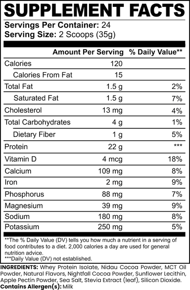 WHEY ISOLATE (Chocolate)