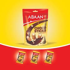 ABAAN CHOCO STICKS(260GM=15PCS)